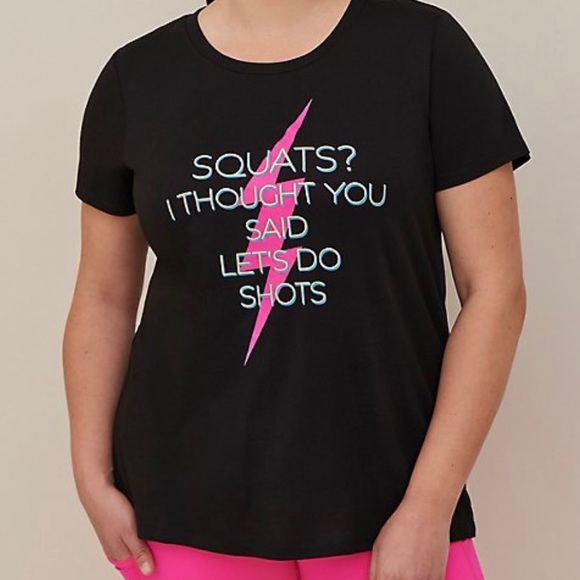 NWT-Torrid Plus 3X Performance Cotton Open Back Short Sleeve Active Tee - Picture 1 of 8